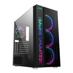 Ant Esports ICE-511MAX Mid Tower Gaming Cabinet (Black)